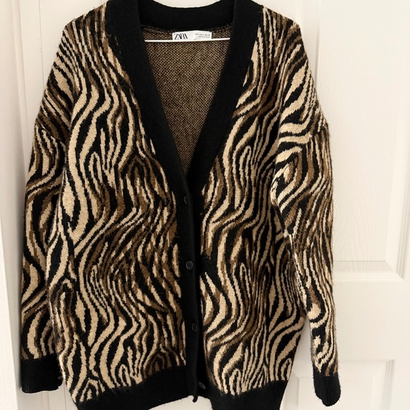 Fall ready! Animal print cardigan - Picture 1 of 2
